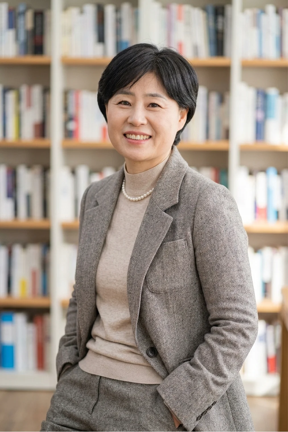 인터뷰 중인 이명주 팀장